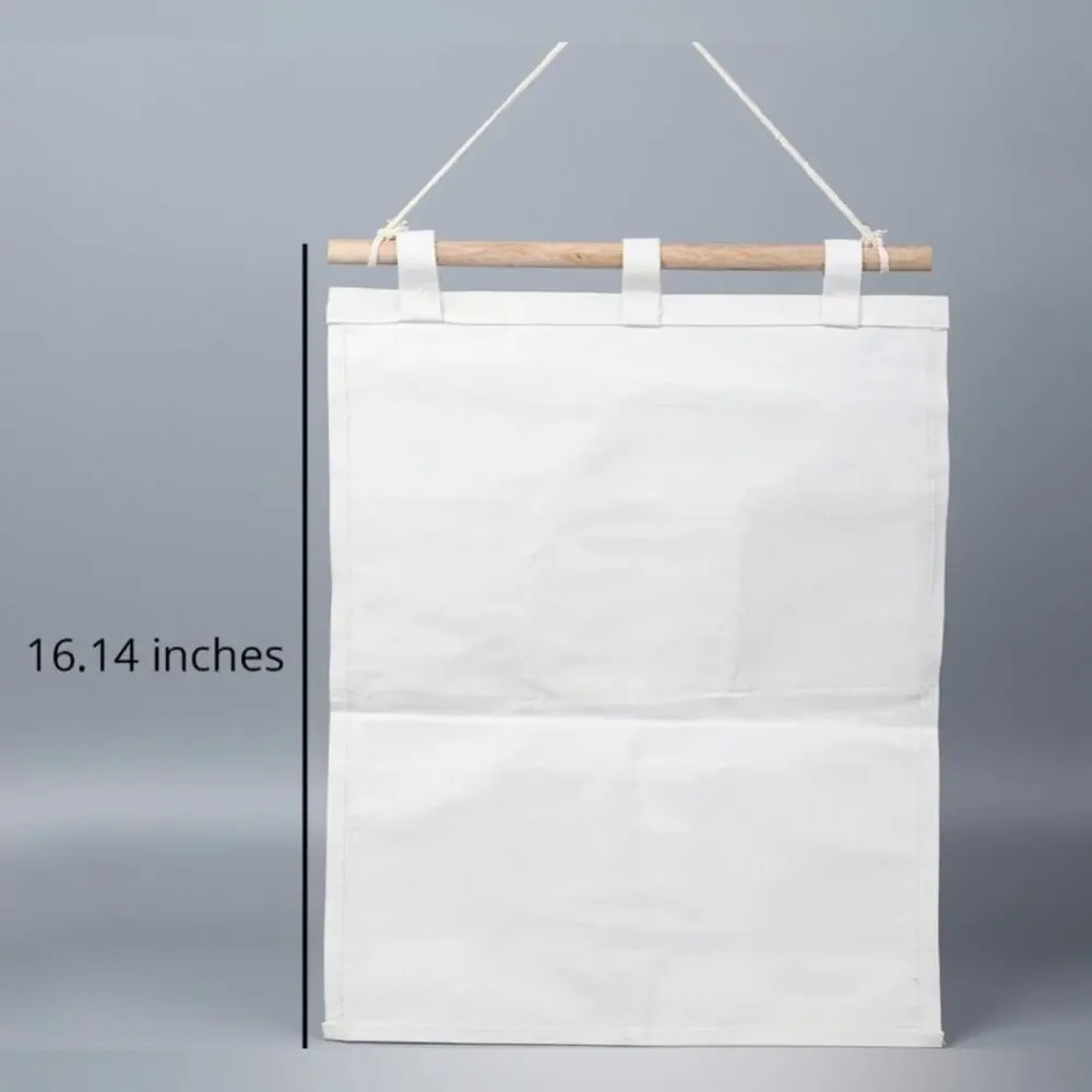 Set of 2 Red & White Hanging Storage Organizers. Can use indoors or in the car.